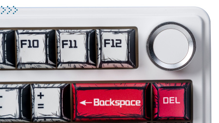 Клавиатуры AULA F75 Comic Keycap Light Green Switches